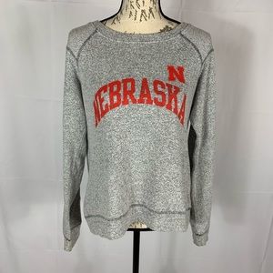 Women’s Nebraska spell out long sleeve sweater L